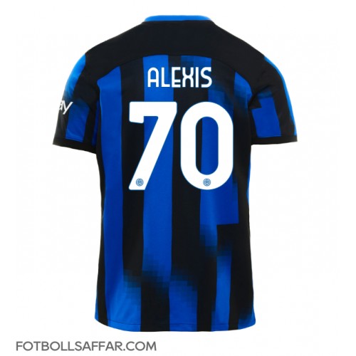Inter Milan Alexis Sanchez #70 Hemmatröja 2023-24 Kortärmad
